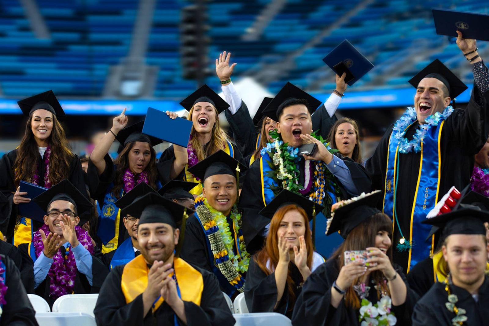 Students graduating